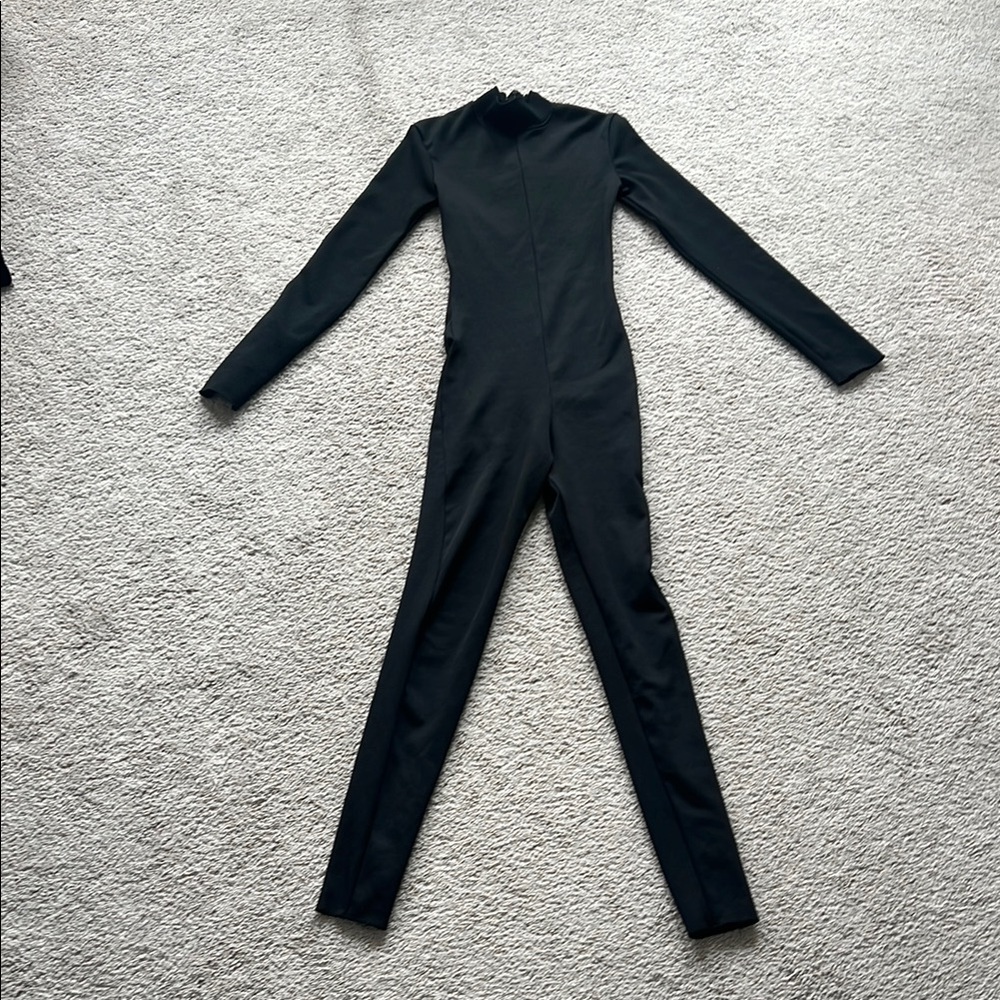 Zara Black Long Sleeve Jumpsuit in a size Small.